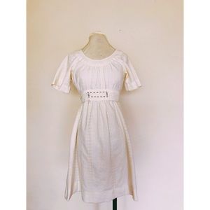 White cotton dress